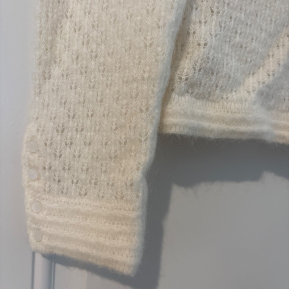 Sezane Saphia Cardigan Ecru - Size S - Picture 5 of 8